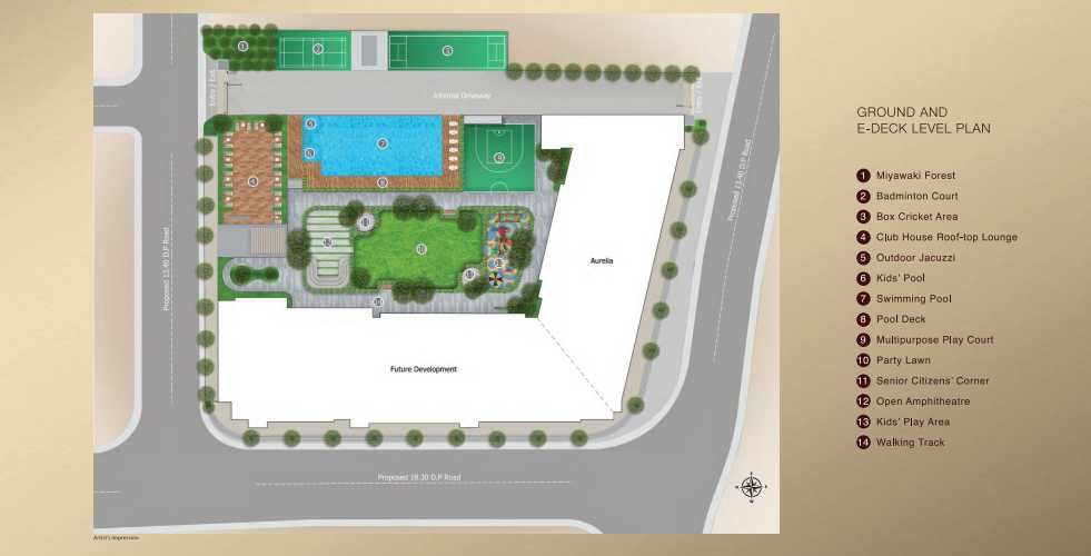 Edmont Aurelia Floor Plan at Kandivali West Mumbai - By Ashwin Sheth Group - Proptyhub