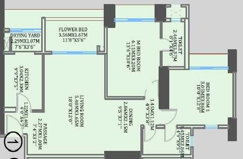 Rivali Park -By CCI Projects - in Borivali East - Flat - 2 BHK - 649 sqft - Floor Plan - ProptyHub