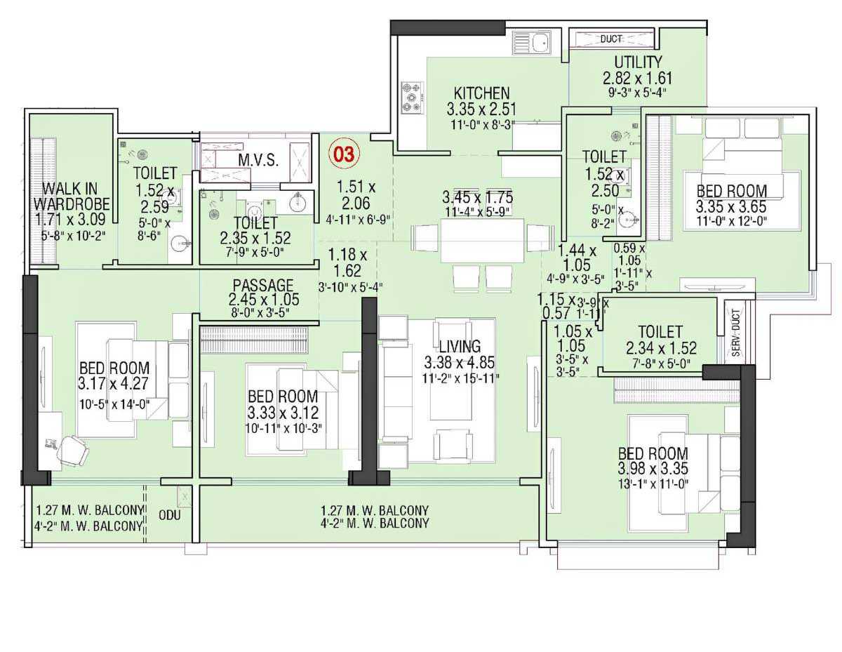 Adani Linkbay Residences at Andheri West, Mumbai - By Adani Estates - Floor Plan - Proptyhub